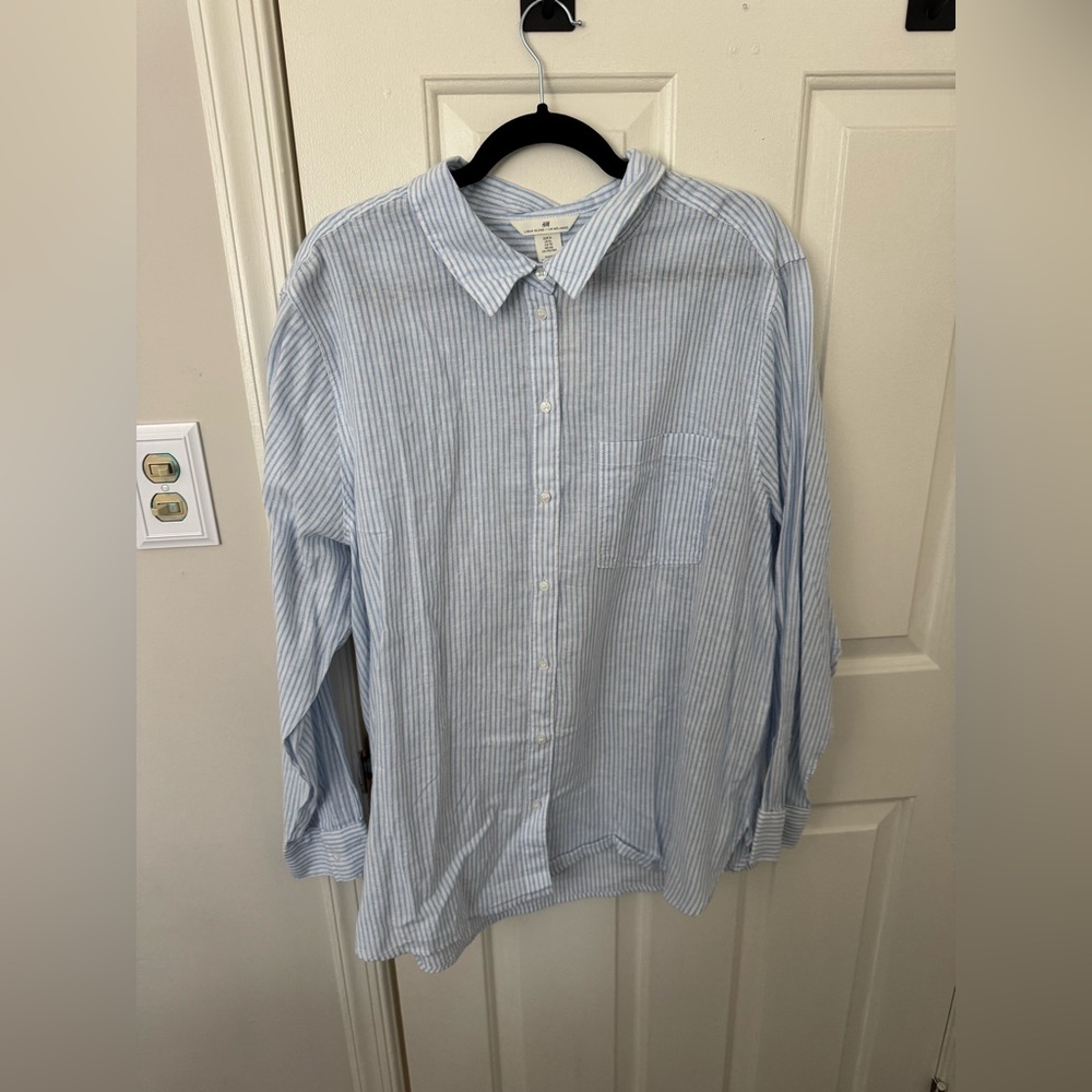 H&M Linen Button Down Shirt